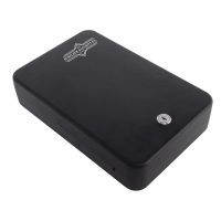 Surelock Safe Nighthawk 11.5" Mobile Lock Box Safe Key Lock Black