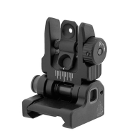 UTG ACCU-SYNC Spring-loaded AR15 Flip-up Rear Sight Black