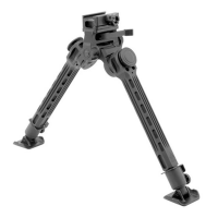 Leapers UTG Big Bore Full Stability Bipod 9"-14" Center Height Black