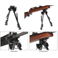 Leapers Tactical Op Bipod Tactical/Sniper Profile Adjustable Height - 8-12.5"