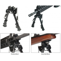 Leapers Tactical Op Bipod Swat/Combat Profile Adjustable Height - 6-8"