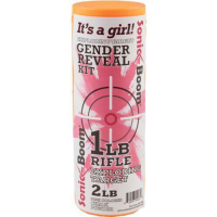 Exploding Rifle Target - Gender Reveal Kit - Girl