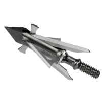 Muzzy Trocar 4-Blade HB-Hybrid Crossbow Broadhead 1" X 1 5/8" Cut 100 gr 3/pk