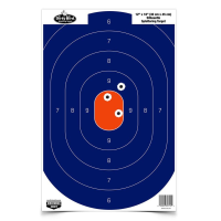 Birchwood Casey Dirty Bird Silhouette Paper Target 12"x18" Blue/Orange 50/ct