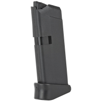 Glock Factory Handgun Magazine Black for Glock Model 42 .380 Auto 6/rd with Extension Bulk