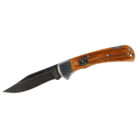 Remington Back Woods Lock Back 3.5" Folding Knife Clip Point Blade Brown Bone