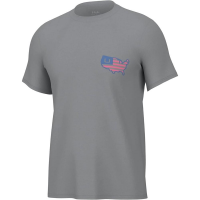 Huk American Tee Shirt Harbor Mist L