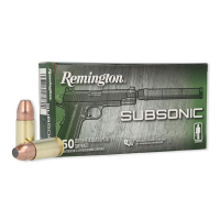 Remington Subsonic Handgun Ammunition 9mm Luger 147gr FNEB 945 fps 50/ct