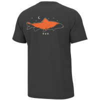 Huk Moon Trout Short Sleeve Shirt Volcanic Ash XL