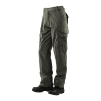 Tru-Spec BDU Basic Pants - 6.5oz. 65/35 Polyester Cotton Rip-Stop Zip Fly Closure Olive Drab Large Long