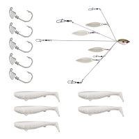 Yum Scottsboro Kit 3'' 5Wire Sight Minnow 11pc