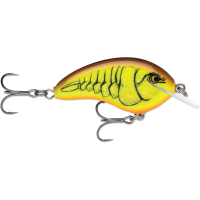 Rapala OG Tiny 4 Crankbait 2-1/4" 5/16 oz Mossy Chartreuse Crawdad