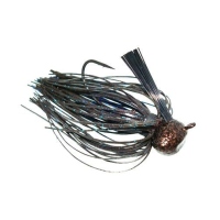 Jewel Football Jig 3/4 Black/Blue Flash 2pk