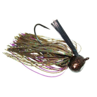 Jewel Football Jig 3/4 Grn Pump Candy/Purp Flash