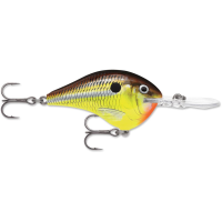 Rapala Dives To 10 Crankbait 2-1/4" 3/5 oz Hot Mustard