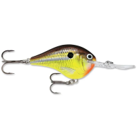 Rapala Dives To 16 Crankbait 2-3/4" 3/4 oz Hot Mustard