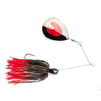 Jewel Jolt Spinnerbait1/2oz Black Red Tip Lazer