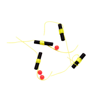 Thill AF Bobber Stops/Beads Hot Yellow