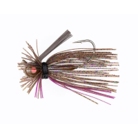 Jewel Finesse Jig 7/16 Grn Pump Candy/Purp Flash
