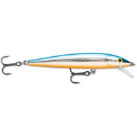 Rapala Husky Jerk 10 4" 3/8 oz Silver/Blue