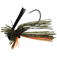 Jewel Football Jig 1/2 Green Pumpkin/Orange 2pk