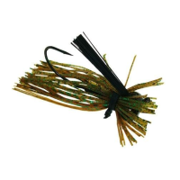 Jewel Football Jig 1/2 Grn Pumpkin/Green Flash 2pk