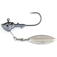 SHL Stand-Up Fish Head Spin 1/2oz Smokin Shad