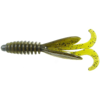 GL Hoodaddy Jr 4.5'' Green Pumpkin 10pk