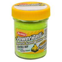 Berkley Glitter Trout Bait Garlic Scent - Chartreuse