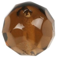 Top Brass 8mm Glass Beads Crawfish 20pk