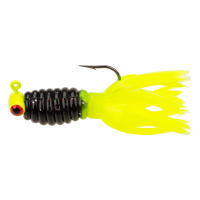 Mr Crappie Sausage Heads 1/16oz Tuxedo Black