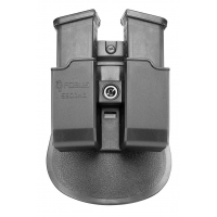 DOUBLE MAG POUCH FOR GLOCK/H&K 9/40 w/ tension screw & speed side cut