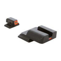 Ameriglo CAP Sight Set Green Tritium Orange Square Outline Front Orange Non-Trit Rear for M&P Shield