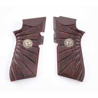 Wilson Combat EDC X9 Handgun Grips Aggressive Starburst Black Cherry