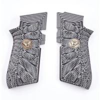 Wilson Combat EDC X9 Handgun Grips Aggressive Starburst Grey/Black