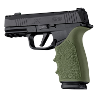 Hogue HandAll Beavertail Handgun Grip Sleeve for Sig Sauer P365 XMacro OD Green