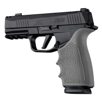 Hogue HandAll Beavertail Handgun Grip Sleeve for Sig Sauer P365 XMacro Slate Grey