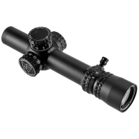 Nightforce NX8 F1 Rifle Scope - 1-8x24mm 30mm FFP FC-MIL Reticle Capped Windage PTL ZeroStop - Matte Black