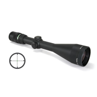 Trijicon Accupoint Rifle Scope - 2.5-10x56mm Green Mil-Dot 37.6-10.1' 4.1-2.8" Matte