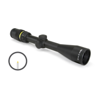 Trijicon Accupoint Rifle Scope - 3-9x40mm Amber Triangle Post Reticle w/BAC 33.8-11.3' FOV 3.6-3.2" ER Matte