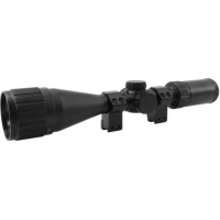 BSA Outlook Air 4-12x Mag. 44mm Obj Illuminated Mil-Dot Air Rifle Scope, Adjustable Obj - Clam Pack