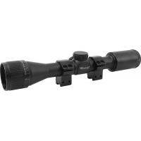 BSA Outlook Air 4x Mag. 32mm Obj Mil-Dot Air Rifle Scope, Adjustable Obj - Clam Pack