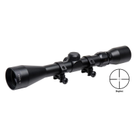 Truglo Trushot Rifle Scope w/Weaver Style Rings - 3-9x40mm  11.52-37.7' 3.15-3.94" Matte