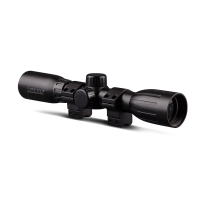 Konus KONUSFIRE 4x32mm Rifle Scope w/.22 Dovetail Mounting Rings 30/30 Reticle Black Matte