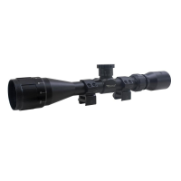 BSA Sweet .17 3-9x40mm Adjustable Objective Rifle Scope SFP 30/30 Reticle Non Illuminated Black with Dovetail Rings Blister