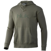 Huk Logo Cotton Hoodie Moss M