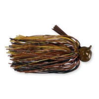 Strike King TG Football Jig 3/8oz Black Brown Amber