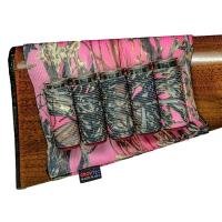 Grovtec Buttstock Cartridge Shell Holder Shotgun Open Style True Timber Pink