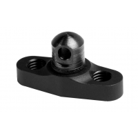 Grovtec Flanged Stud Mount Keymod Black