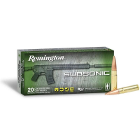 Remington Subsonic Rifle Ammunition .300 AAC Blackout 220gr OTFB 940 fps 20/ct